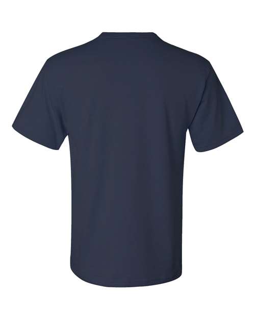 Jerzees 29MPR Unisex Dri-Power 50/50 Pocket T-Shirt - J. Navy - back