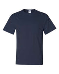 Jerzees 29MPR Unisex Dri-Power 50/50 Pocket T-Shirt - J. Navy - front