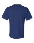 Jerzees 29MPR Unisex Dri-Power 50/50 Pocket T-Shirt - Royal - back