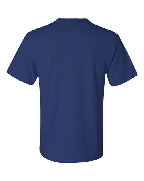 Jerzees 29MPR Unisex Dri-Power 50/50 Pocket T-Shirt - Royal - back
