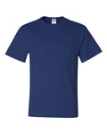 Jerzees 29MPR Unisex Dri-Power 50/50 Pocket T-Shirt - Royal - front