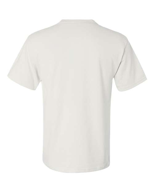 Jerzees 29MPR Unisex Dri-Power 50/50 Pocket T-Shirt - White - back