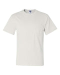 Jerzees 29MPR Unisex Dri-Power 50/50 Pocket T-Shirt - White - front