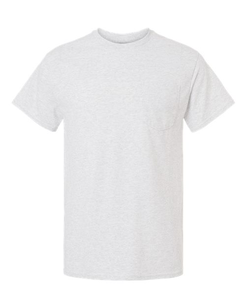 Gildan 8300 Unisex DryBlend Pocket T-Shirt - Ash - front