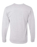 Jerzees 29LSR Unisex Dri-Power Long Sleeve 50/50 T-Shirt - Ash - back