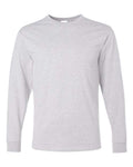 Jerzees 29LSR Unisex Dri-Power Long Sleeve 50/50 T-Shirt - Ash - front