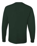 Jerzees 29LSR Unisex Dri-Power Long Sleeve 50/50 T-Shirt - Forest Green - back