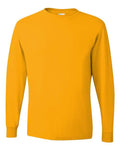 Jerzees 29LSR Unisex Dri-Power Long Sleeve 50/50 T-Shirt - Gold - front
