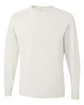 Jerzees 29LSR Unisex Dri-Power Long Sleeve 50/50 T-Shirt - White - front