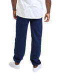 Gildan 18100 Unisex Heavy Blend Pocket Sweatpants - Navy - model back