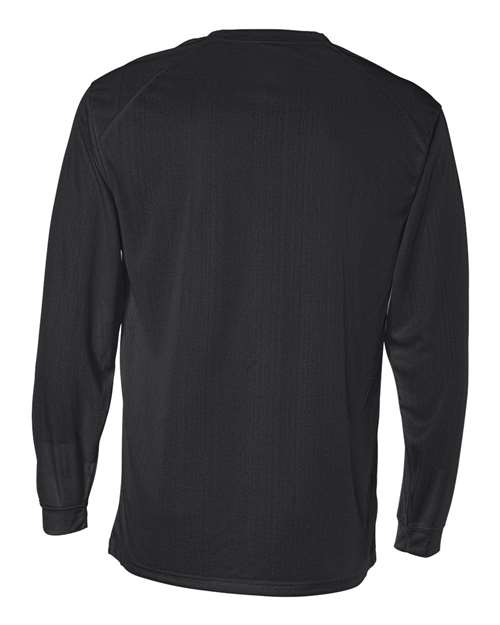 Badger 4104 Unisex B-Core Long Sleeve T-Shirt - Black - back