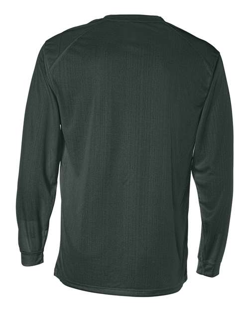 Badger 4104 Unisex B-Core Long Sleeve T-Shirt - Forest - back
