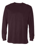 Badger 4104 Unisex B-Core Long Sleeve T-Shirt - Maroon - front