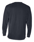 Badger 4104 Unisex B-Core Long Sleeve T-Shirt - Navy - back