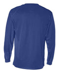 Badger 4104 Unisex B-Core Long Sleeve T-Shirt - Royal - back