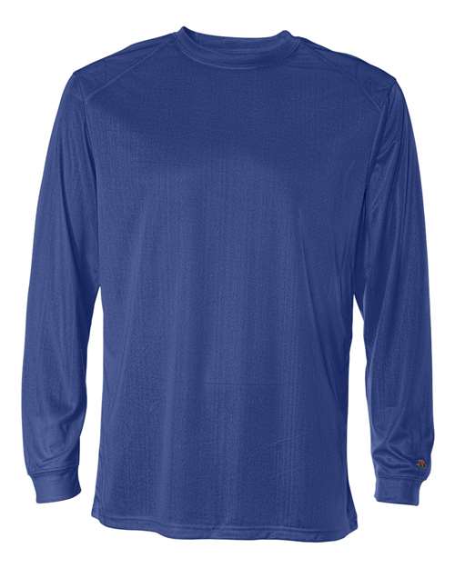Badger 4104 Unisex B-Core Long Sleeve T-Shirt - Royal - front