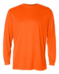 Badger 4104 Unisex B-Core Long Sleeve T-Shirt - Safety Orange - front