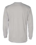 Badger 4104 Unisex B-Core Long Sleeve T-Shirt - Silver - back