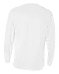 Badger 4104 Unisex B-Core Long Sleeve T-Shirt - White - back