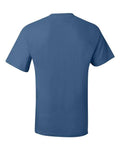 Hanes 5190 Men's Beefy-T Pocket T-Shirt - Denim Blue - back