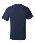 Hanes 5190 Men's Beefy-T Pocket T-Shirt - Navy - back