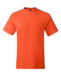 Hanes 5190 Men's Beefy-T Pocket T-Shirt - Orange - front