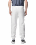 Gildan G182 Heavy Blend Sweatpants - White - model back