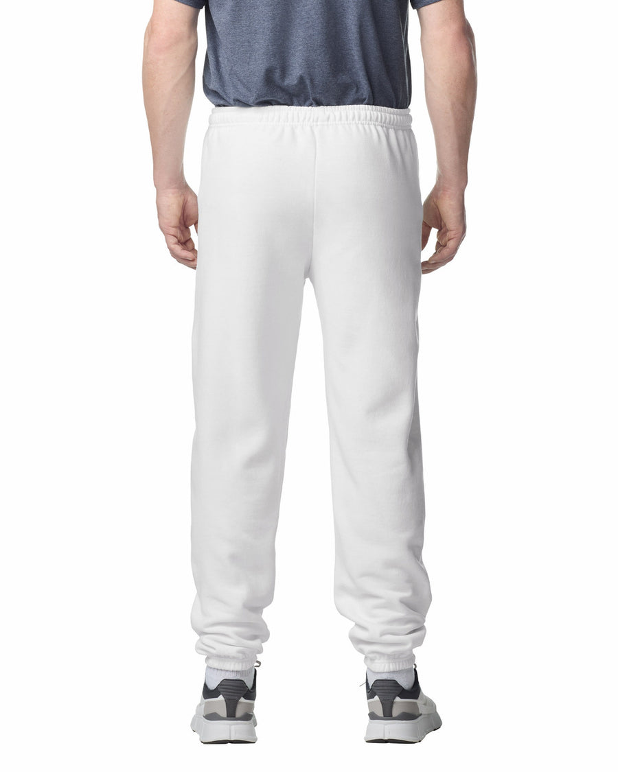 Gildan G182 Heavy Blend Sweatpants - White - model back