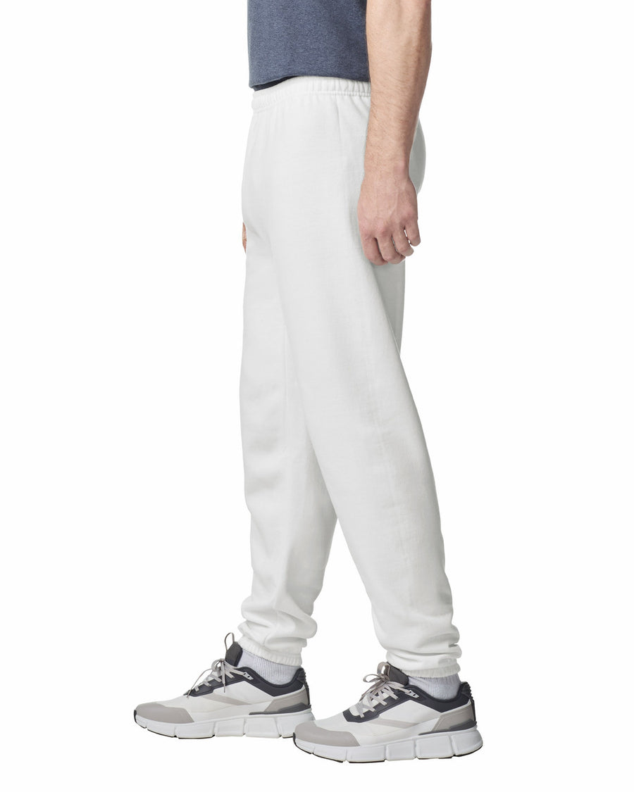 Gildan G182 Heavy Blend Sweatpants - White - model side