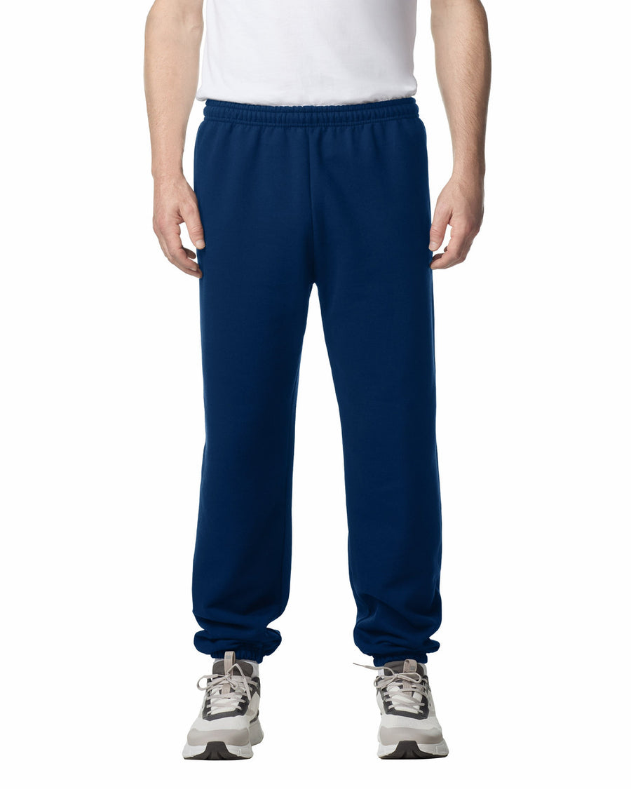 Gildan G182 Heavy Blend Sweatpants - Navy - model front