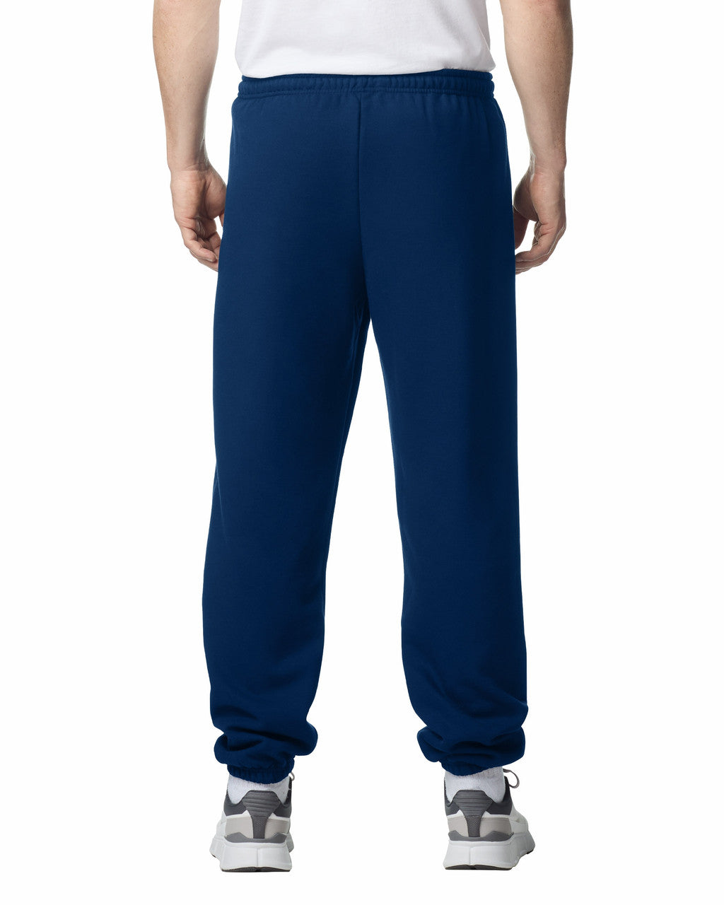 Gildan G182 Heavy Blend Sweatpants - Navy - model back