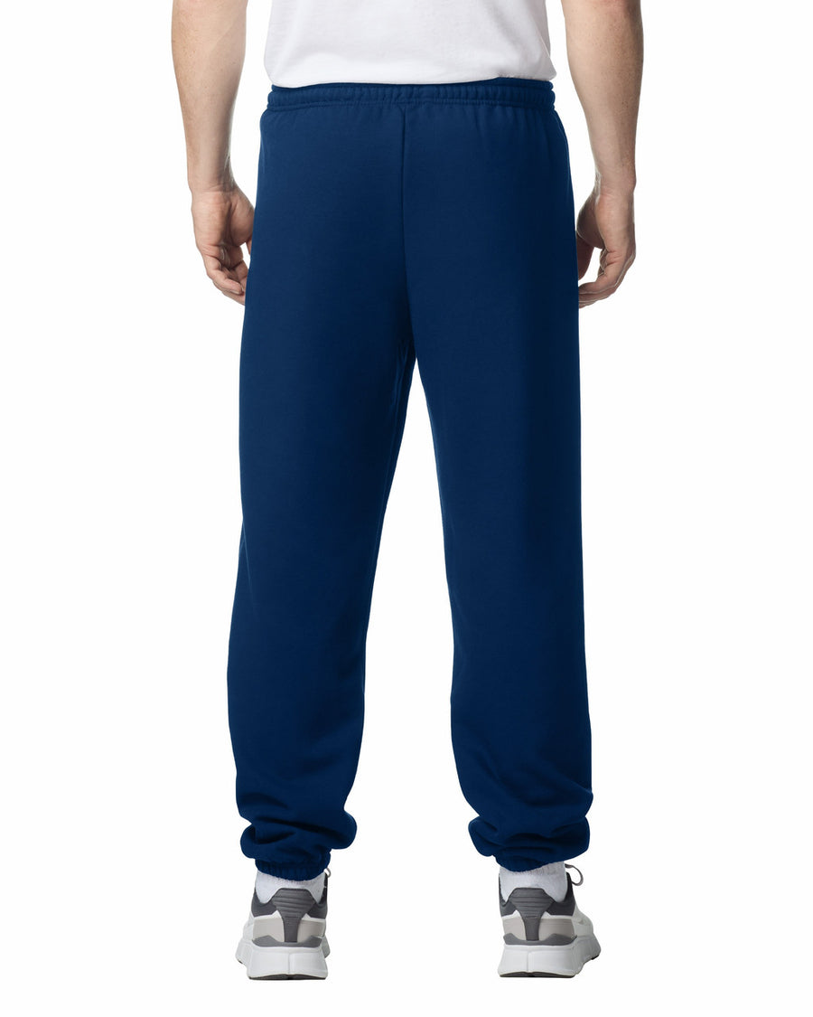 Gildan G182 Heavy Blend Sweatpants - Navy - model back