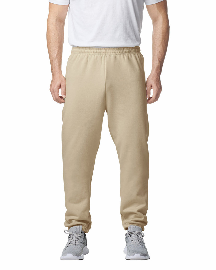 Gildan G182 Heavy Blend Sweatpants - Sand - model front