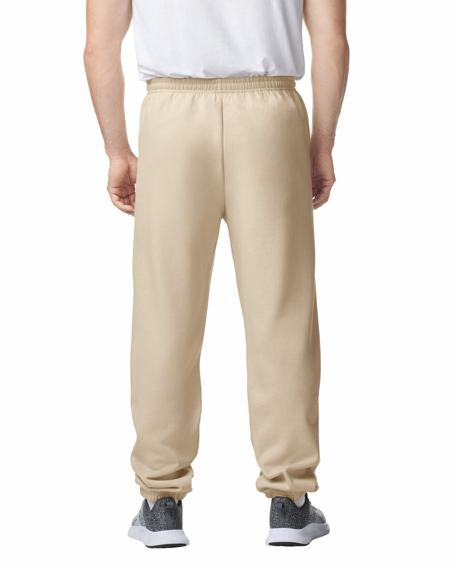 Gildan G182 Heavy Blend Sweatpants - Sand - model back