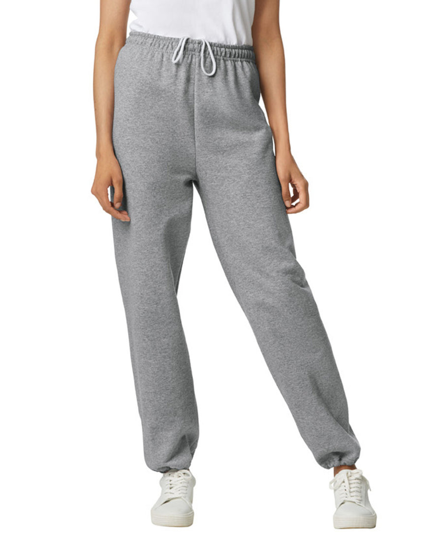Gildan G182 Heavy Blend Sweatpants - Sport Grey - model front