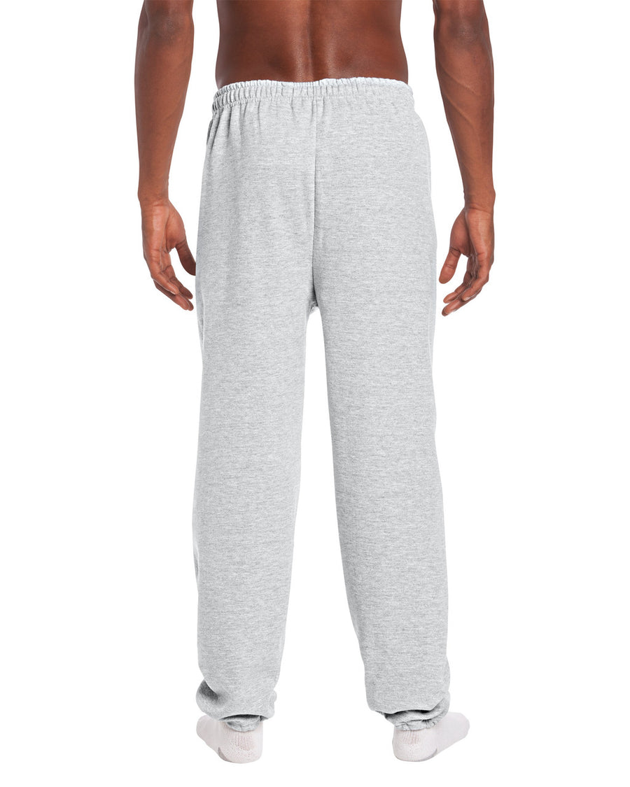 Gildan G182 Heavy Blend Sweatpants - Ash - model back