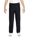 Gildan 18200B Youth Heavy Blend Sweatpants - Black - model front