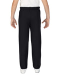 Gildan 18200B Youth Heavy Blend Sweatpants - Black - model back