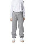 Gildan 18200B Youth Heavy Blend Sweatpants - Sport Grey - model front