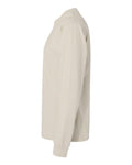 Hanes 5186 Beefy-T Long Sleeve T-Shirt - Sand - side