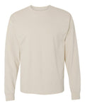 Hanes 5186 Beefy-T Long Sleeve T-Shirt - Sand - front