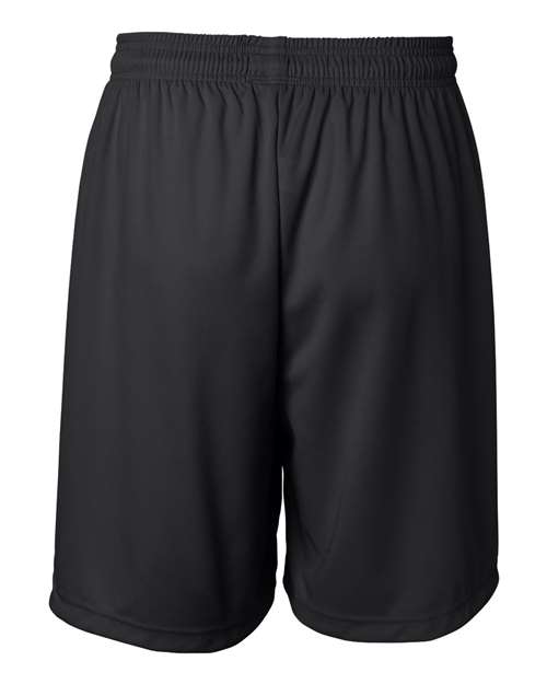 Badger 4107 Men's B-Core 7" Shorts - Black - back