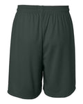 Badger 4107 Men's B-Core 7" Shorts - Forest - back