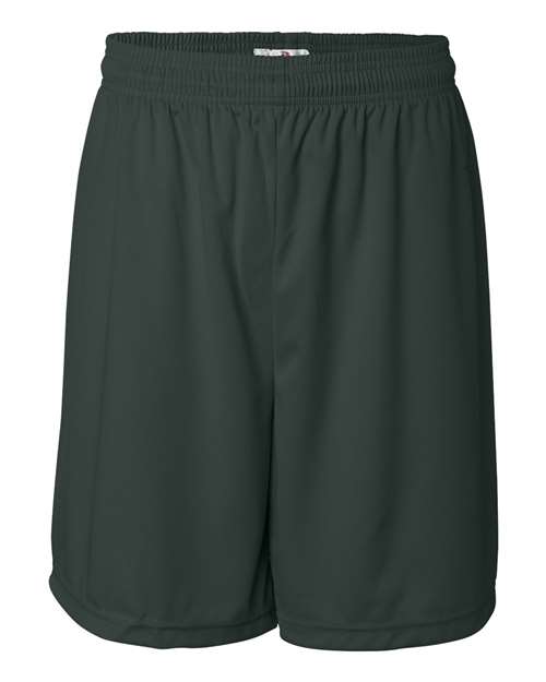 Badger 4107 Men's B-Core 7" Shorts - Forest - front
