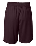 Badger 4107 Men's B-Core 7" Shorts - Maroon - back
