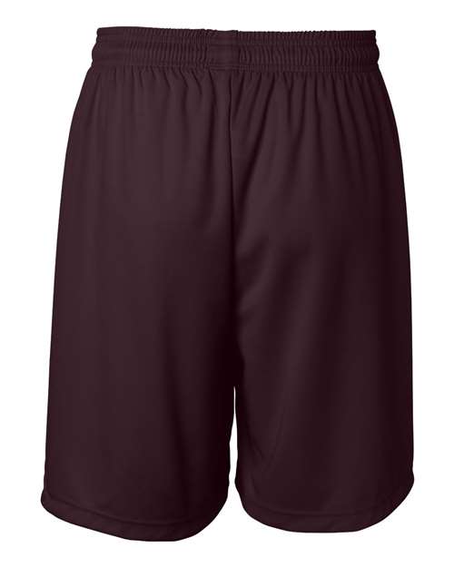 Badger 4107 Men's B-Core 7" Shorts - Maroon - back
