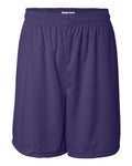 Badger 4107 Men's B-Core 7" Shorts - Purple - front
