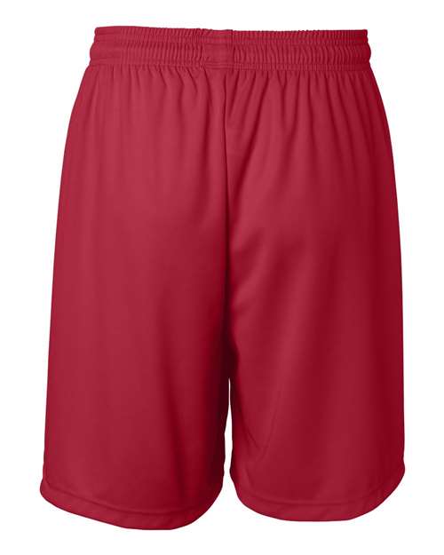 Badger 4107 Men's B-Core 7" Shorts - Red - back