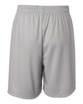 Badger 4107 Men's B-Core 7" Shorts - Silver - back