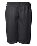 Badger 7207 Men's Pro Mesh 7" Shorts - Black - back
